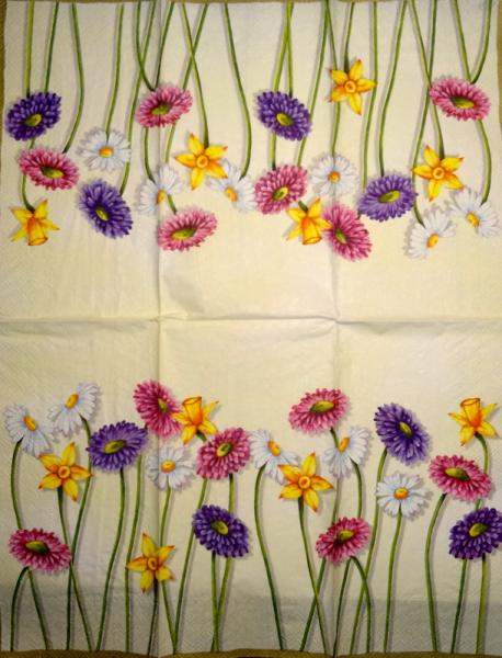 036 Daisies - 3-ply (grün) - Ihr